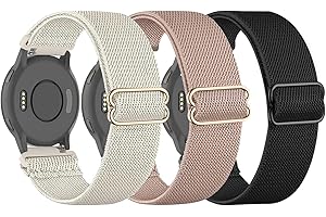 TUCOMO Elastyczny nylonowy pasek kompatybilny z 18 mm Garmin Venu 3S/Venu 2S/Vivoactive 4S/Vivomove 3S, Loop rozciągliwy, zapasowy pasek do zegarka Garmin Forerunner 255S/265S dla mężczyzn i kobiet