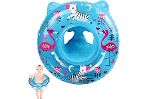 MDJEWV Schwimmring Baby, Aufblasbare Schwimmhilfe mit Schwimmsitz, Baby Schwimmring ab 3 Monate Bis 36 Monate Pool Spielzeug Schwimmreifen Baby Optimal für Badewannensitz Baby Schwimmbad