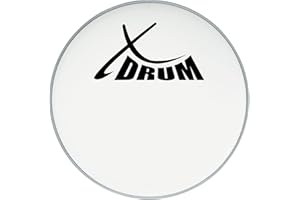 XDrum 20" Coated Kick Drumfell (20" weiß, aufgerauhte Mylar-Schicht, offener, warmer Klang mit dezentem Attack und langem Sustain)