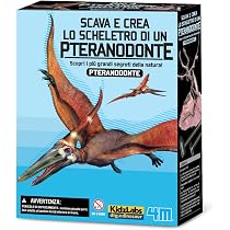 KidzLabs Scava Scheletro Di Pteranodon, Kit Scavo Dinosauri Per Bambini 8+ - 2