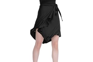 YM YOUMU YOUMU Femmes Ballroom Latin Salsa Tango Danse Jupe Robe Skate Wrap Écharpe Dancewear