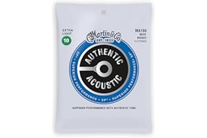 MARTIN Cordes Authentic, 12 cordes, Extra Light, 80/20