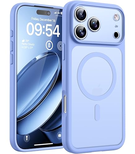 Magnetische hoes voor iPhone 17 [geïntegreerde standaard] stootvaste