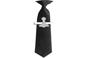 GIFTSFORALL FT198 Mjolnir Thor's Hammer 2.6x2.6cm Made From Fine English Modern Pewter on a Tie Clip (slide) POSTED BY US GIFTS FOR ALL 2016 FROM DERBYSHIRE UK
