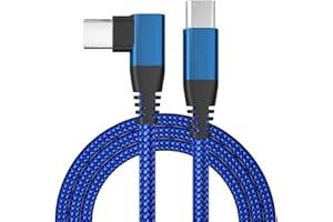 BIBTIM Kabel USB C do USB C 1M, 1-Pakiet 60W USB 2.0 Typ C kabel do ładowania kompatybilny z MacBook iPad Air 5 Pro 2021 Galaxy S22 S21 Ultra S20 FE S10 A12 Mi 11 Note 10 Pixel 6 5 4a