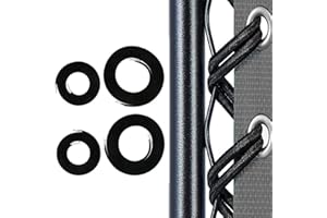 CGBOOM Replacement Elastic Cord for Sun Lounger, 4 Pack Universal Strong Elasticated Cords Furniture Accessories Repair Tool Kit for Zero Gravity Chairs, Garden Chairs, Heavy Duty Recliners(1.35m/2m)