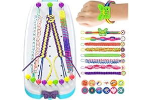 Simfunso Friendship Bracelet Making Kit,Gifts for 7 8 9 10 11 12 Year Old Girl, Arts and Crafts for Kids Ages 8-12, Friendship Bracelet Maker for Beginners, 8-12 Year Old Girl Birthday Gift