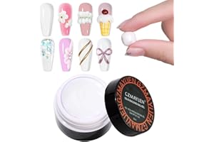 GZMAYUEN 15 ml biały żel do przedłużania paznokci żel budowniczy żel do przedłużania paznokci biały żel do przedłużania paznokci