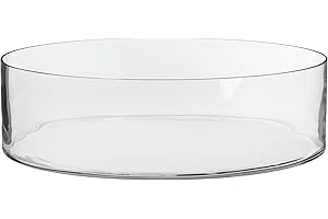 MICA Decorations Dalio Ciotola, Trasparente, H. 11 XM D. 39 cm