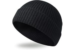 MAZELIKEHOOD mössa unisex tjock varm mjuk stickad termisk mössa för vinter kallt väder utomhusaktivitet för män kvinnor