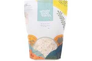 Wholefood Earth Rebanada de coco crudo, 1 kg, sin OMG, natural, alta fibra
