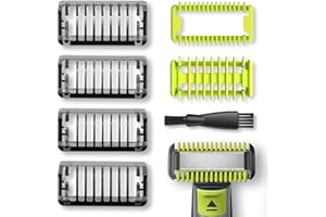 FITBITOP AFEION Trimmaufsätzen Kompatibel mit One Blade QP2520 QP2530 QP2620 QP2630 QP6510 QP6520, Rasierer Stoppelkämme Haut und Körperkamm Gesichtshaar schneidemaschinen Bartschneider