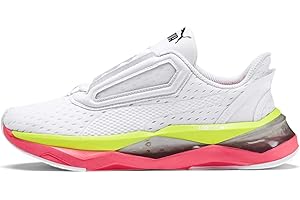 PUMA Women's Lqdcell Shatter Xt Sneaker Damen-Schwarz, Gelb Running Shoes