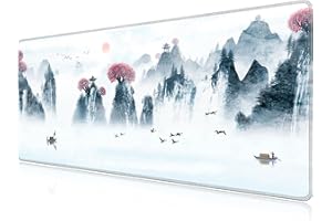 LL-COEUR XXL podkładka pod mysz do gier ze wzorem 140 x 60 x 0,3 cm, antypoślizgowe podkładki pod mysz komputerową (1400 x 600 x 3 mm, styl 3)