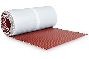 BMD Kaminanschlussband Wandanschlussband 300 mm x 5 m plissiert (kastanie (RAL 8012) Kaminanschluss Wandanschluss Kaminband Aluflex Dachrolle Dachziegel