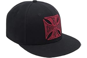 WEST COAST CHOPPERS WCC Red Cross - Gorra, color negro Negro Talla única