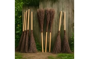 ‎NATURE LOUNGE Reisigbesen Weide 160 x 45 cm mit Stiel 1 STK. - Natur Kehrbesen aus Weide