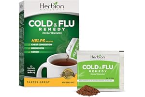 Herbion Naturals Respiratory Care Granules - 10 Ct pour toute la famille - favorise la santé des voies nasales et des fonctions respiratoires - soutient le système immunitaire