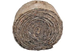 LOWENERGIE Rollo de aislamiento de tuberías de fieltro de lana de 7 m, 15 mm, 22 mm, 28 mm (1)