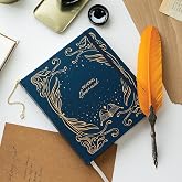Charmlı Reading Journal - Okuma G&uuml;nl&uuml;ğ&uuml; 18x20 cm Lacivert