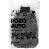 Roro Auto Vez&uuml;v Mikrofiber Ara&ccedil; Yıkama Eldiveni Gri