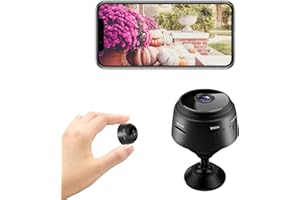 KQLHLHDYZ Spy Camera WiFi Hidden Indoor Camera Wireless Camera 1080P Full HD Hidden Cameras for Home With Audio and Video With APP/Motion Detection/Night Vision