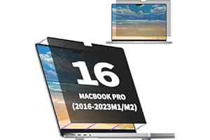 PHIMOOS Macbook Pro 16 Magnetic Privacy Screen, Privacy Screen Filter for MacBook Pro 16 Inch (2016-2022, M1), Anti-Blue, Anti-Glare Privacy Filter for MacBook Pro 16 laptops