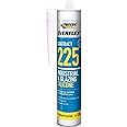 Everbuild Everflex 225 | Cure Silicone Sealant Designed for Glazing and Industrial Applications - 295ml - White