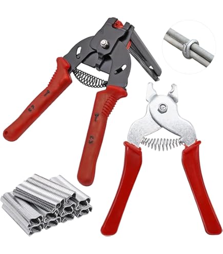 Grapadora Para Cercas Minyulua Kit De Alicates De Anillo De Clavo De Cerdo Tipo M | Meses Sin Interés Grapadora Valla