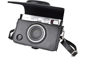 MUZIRI KINOKOO Mini EVO Torba na aparat kompatybilna z Polaroid Mini EVO torba ochronna na aparat z regulowanym paskiem na ramię (czarna)