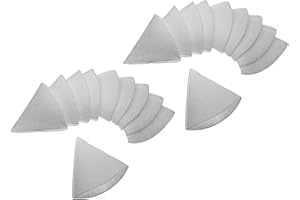 vhbw 20x filtro a cono per impianto di ventilazione ad es. compatibile con Helios, Maico, Pluggit, Zehnder - Filtro di scarico G4, DN 100 bianco