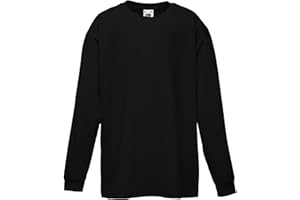 Fruit Of The Loom Boy's Kids Valueweight Long Sleeve Tee