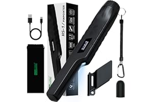 Hazlewolke Pinpointer Metalldetektor Aufladbar - Pinpointer Vollständig Wasserdicht mit Einer Taste Störungsbeseitigung, Superhet-Tec Pin Pointer Metallsucher Zubehör für Erwachsene & Kinder