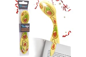 Gifts for Readers & Writers Flexilight Leselampe | 2 in 1 Lesezeichen Buch Licht | LED Clip On Leselampe | Kinder und Erwachsene Buchlampe | Buchzubehör | Geschenk für Leser, Buchliebhaber