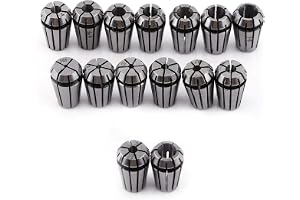 ER11 Collet Set, Spring Collet Chuck Set, 13pcs1-7mm + 2pcs 1/8 ", 1/4", för CNC-gravyrmaskin och slipverktyg