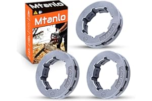 Mtanlo Jante de pignon 3/8 7T 22 mm pour Husqvarna 357 359 362 365 371 372 380 385XP 390XP, Jante de pignon (3/8" 7T Standard 7)