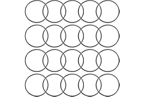 TA-VIGOR 20 Pièces Joints Toriques en Caoutchouc, 80mm OD 73,8 mm ID 3,1 mm de largeur O Ring pour Plomberie d'étanchéité de Tuyauterie Isolante