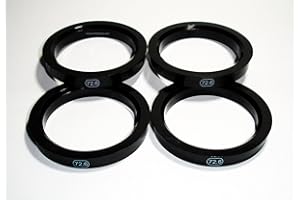 Centradores 4 LLANTA 72.6-58.1 Aros para Llantas DE Aluminio ATS AVUS Brock CMS FONDMETAL INOVIT KESKIN LENSO MOTEC OXIGIN PDW RC Design Smiths STILAUTO TOMASON WHEELWORLD WOLFRACE