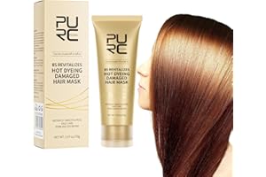 GROSPE 8 Seconds Revitalisierende Haarmaske für heiß gefärbtes & geschädigtes Haar 8s Revitalisiert heiß gefärbtes und geschädigtes Haar Maske Keratin Haarkur Maske Deep Conditioner 70ml