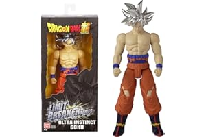 Dragon Ball Super Bandai Goku Ultra Istinto - Figurina Gigante Limit Breaker 30cm - Licenza Ufficiale Dragon Ball - Grande Action Figure Goku articolata - Giocattolo per bambini 4 anni e + - 36734