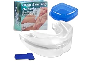 AUBEIFOU Anti-Schnarchschiene,Mundschutz zum Schleifen von Zähnen,Mundschutz zum Zähneknirschen, Aufbissschiene für Anti Schnarch,Zahnärztlicher Nachtschutz,Verbessert Schlafqualität
