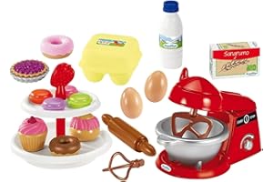 Ecoiffier- Set de pastelería de juguete 100% chef, Multicolor (2522)