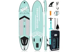 BEYOND MARINA Paddle Board, Inflatable Stand Up paddle boards for adults & Youth, Featherlight sup Board with Premium ISUP Board Accessories, 10'6''x32''x6''