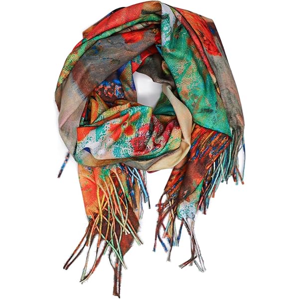 Sciarpa Donna MELIFLUOS Designed In Spain - Foulard In Viscosa 100% Stampato | 180x90 Cm