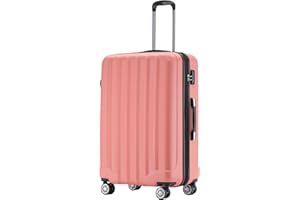 BEIBYE TSA-Schloß 2080 Hangepäck Zwillingsrollen neu Reisekoffer Koffer Trolley Hartschale Set-XL-L-M(Boardcase) (Aprikosenblüten, XL)