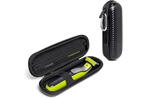 Nincha Estuche de Viaje para Recortadora y Afeitadora Eléctrica Híbrida, Groomer para Cara + Cuerpo QP2724/90, QP2834/70, QP1924/70, QP6531/70, QP4631/90, Estuche de Transporte，Negro