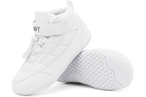 Wizshoe Frühlings Kinder Barfußschuhe Zero Drop Sneaker Wasserabweisend Leicht Atmungsaktiv rutschfest Unisex Wander Schuhe für Jungen und Mädchen Stiefel