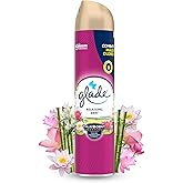 Glade - Ambientador Aerosol, eliminación de malos olores, hasta 7 horas de fragancia Relax Zen, con aceites esenciales, 1 uni
