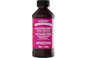 Lorann Oils Bakery Emulsions Natural and Artificial Flavor 4oz-Raspberry, Other, Multicoloured, 6.82 x 6.82 x 13.43 cm
