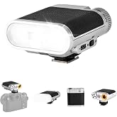 VILTROX Vintage Z1 Retro Kamera Flaşı - DSLR ve Aynasız Kameralar i&ccedil;in Sıcak Ayakkabı Speedlite, Tip-C Hızlı Şarj, Ayarlanabi